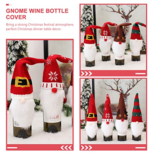 Couvercle de bouteille de vin gnome et couvre-bouteille d'alcool