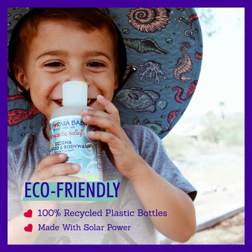 California Baby Eczema Shampoo & Bodywash | Soothes & Relieves Eczema Irritation | 100% Plant-Based (Usda Certified) | Allergy Friendly | Gluten-Free | Steroid-Free | Unscented Baby Eczema Body Wash For Dry, Irritated & Sensitive Skin | 251 Ml / 8.5 Fl. Oz. #TOP6
