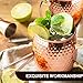 RYLIFEOGI 19oz Moscow Mule Tazas 4 Piezas Imagen de RYLIFEOGI 19oz Moscow Mule Tazas 4 Piezas
