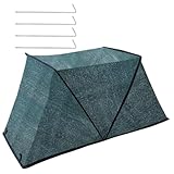 lisutupode ガーデンシェード - 植物保護テント 杭付き 屋外キャノピー 果物 野菜 苗 温室 上げ床 裏庭 パティオカバー