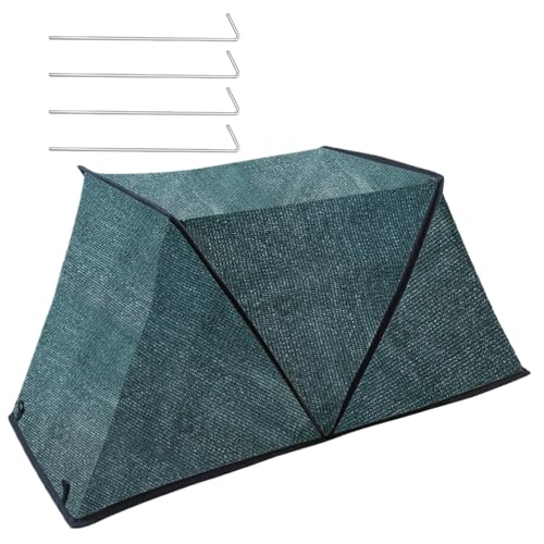 Sombra De Plantas para La De Protección De Cultivo De Área Al Aire Libre con Anclajes De Tierra, Resistente A Los Rayos UV | Cubierta Resistente A La Intemperie para Camas Elevadas Plántulas De