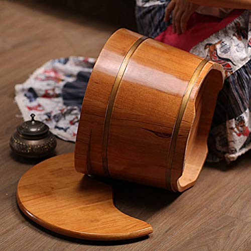 Spa de pies de barril de madera para pedicura miniatura 5