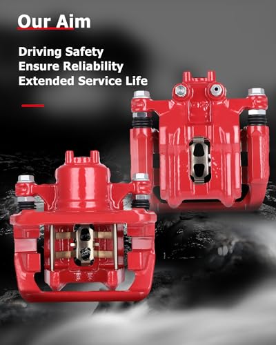 Image of cciyu Rear Left & Right Brake Calipers Assembly w /Bracket 19B6886 19B6887 2013-2018 For Acura For RDX,2012-2015 For Honda For Crosstour,2007-2016 For Honda For CR-V