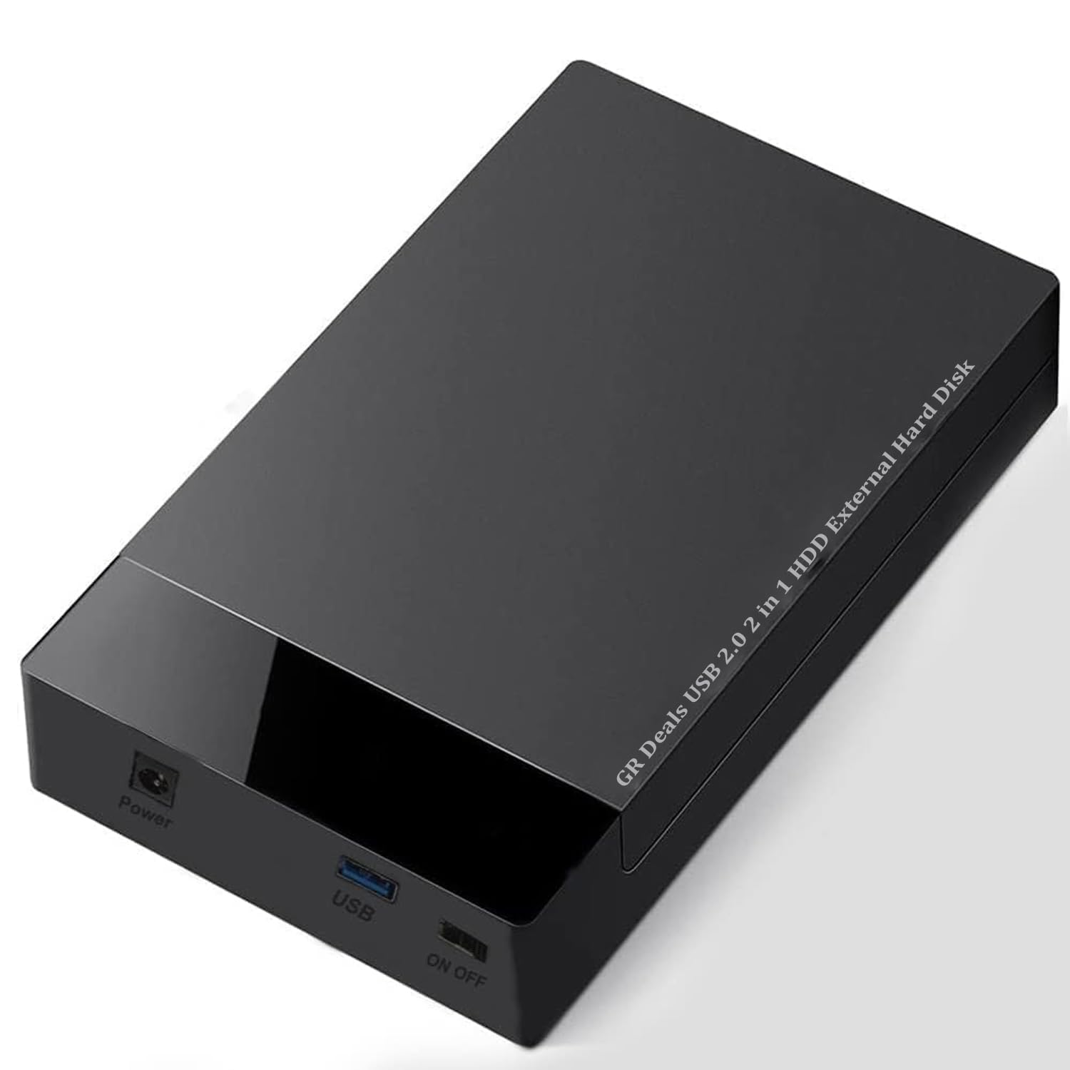 GR Deals 2 in 1 Sata Hard Drive Case Enclosure USB 2.0 Support Dual 2.5 inch Laptop and 3.5 inch PC / Desktop HDD Casing for Internal Hard Disk (2.5 & 3.5 USB 2.0) Black.-image-29