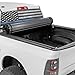 Rough Country Hard Roll-Up Tonneau Cover for Ram 1500 (2009-2018) & 2500 (2010-2024) - Aluminum Truck Bed Cover, Fits 5'7 Bed