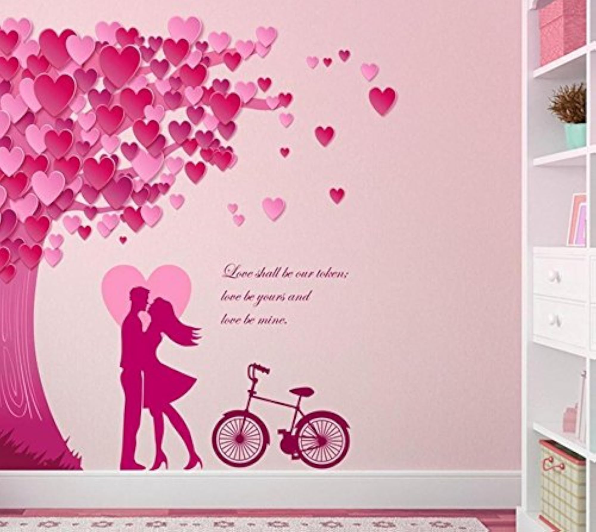 Paper Romance Wall Sticker, Multicolour