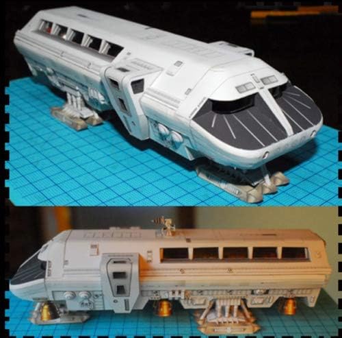 Film 2001:A Space Odissey Rocket Bus Moonbus Paper Model kit