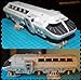 Film 2001:A Space Odissey Rocket Bus Moonbus Paper Model kit