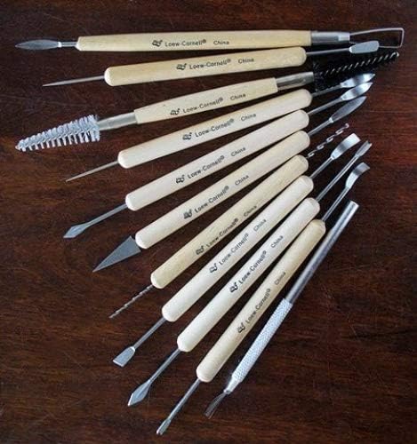 11 Piece Double Ended Clay and Pottery Tool Set