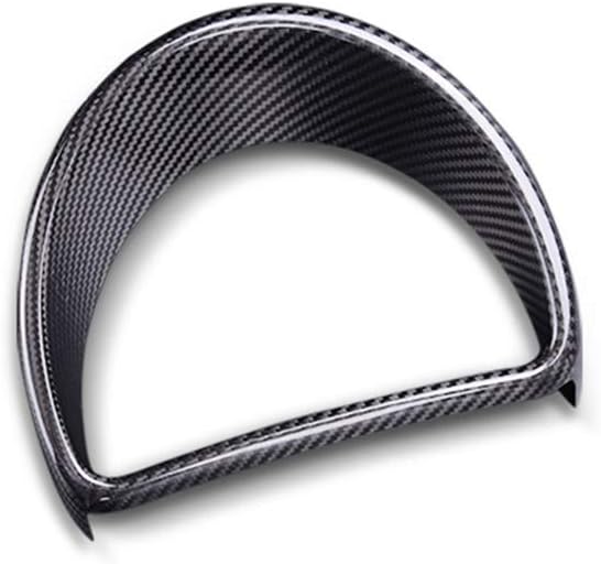 New Carbon Fiber Gauge Pod Cover Sticker for Smart fortwo 2015-2019 (1PC)