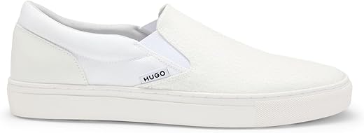 HUGO Dyer Veloursleder Slipper für Herren mit Signature-Slogan