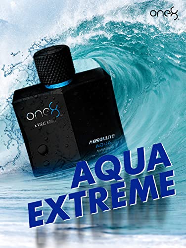 Image of One8 By Virat Kohli Absolute Eau de Parfum /Perfume 100ml (Aqua)