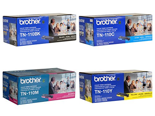 Toner Brother TN-110 lot complet de cartouches de couleur pour imprimante