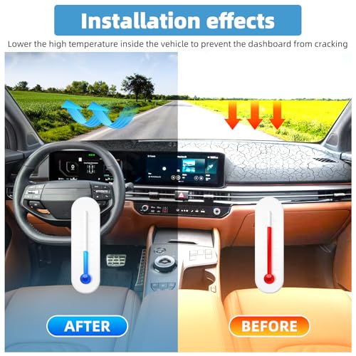 Image of Dash Cover Mat Compatible with Kia Sportage 2025-2026 Non-Slip Dashboard Cover Mat Sunshade UV Rays Protector Interior Accessories(Not for HUD)