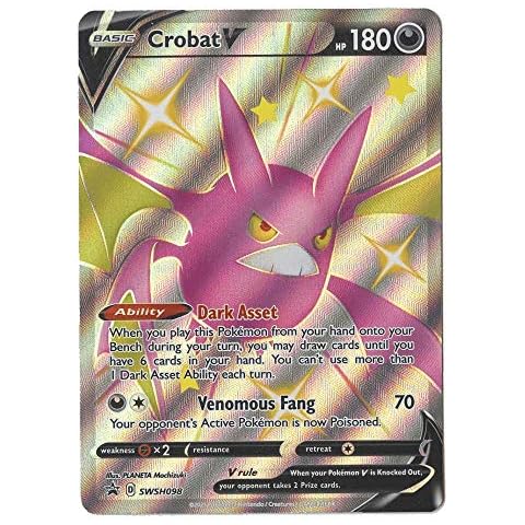 crobat v SWSH098 Full Art Black Star Promo Cover