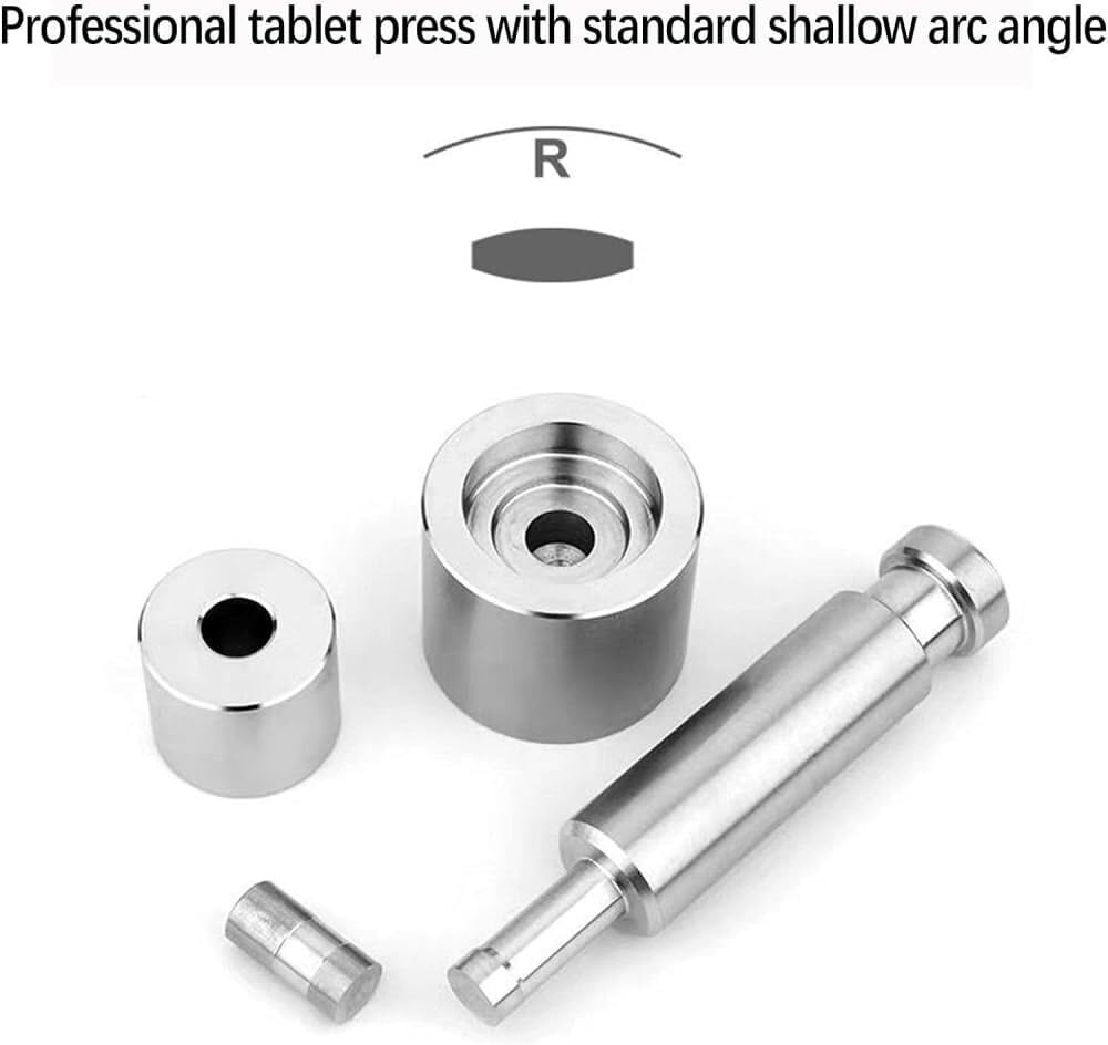 Prensa Manual For Tabletas De Leche, Herramienta For Hacer Pastillas, Prensa For Tabletas En Polvo, Dispositivo For Hacer Dulces De Acero Inoxidable De Grado Alimenticio De 12 Mm, 8 Mm, 10 Mm Y 6 Mm(6