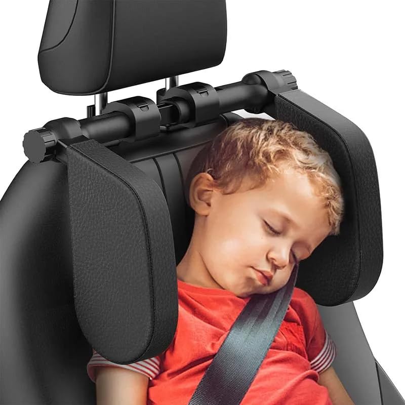 YOURKARTS.COM U-Shaped Car Pillow Headrest Cushion | Premium Memory Foam Neck Support for Long Drives | Cooling Comfort Design for Kids & Adults | Universal Fit | car Accessories 2025