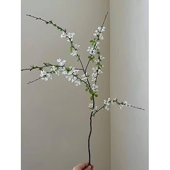 Amazon.com: Fiskenet Aqumotic 高花瓶假枝条用长柄人造花1支
