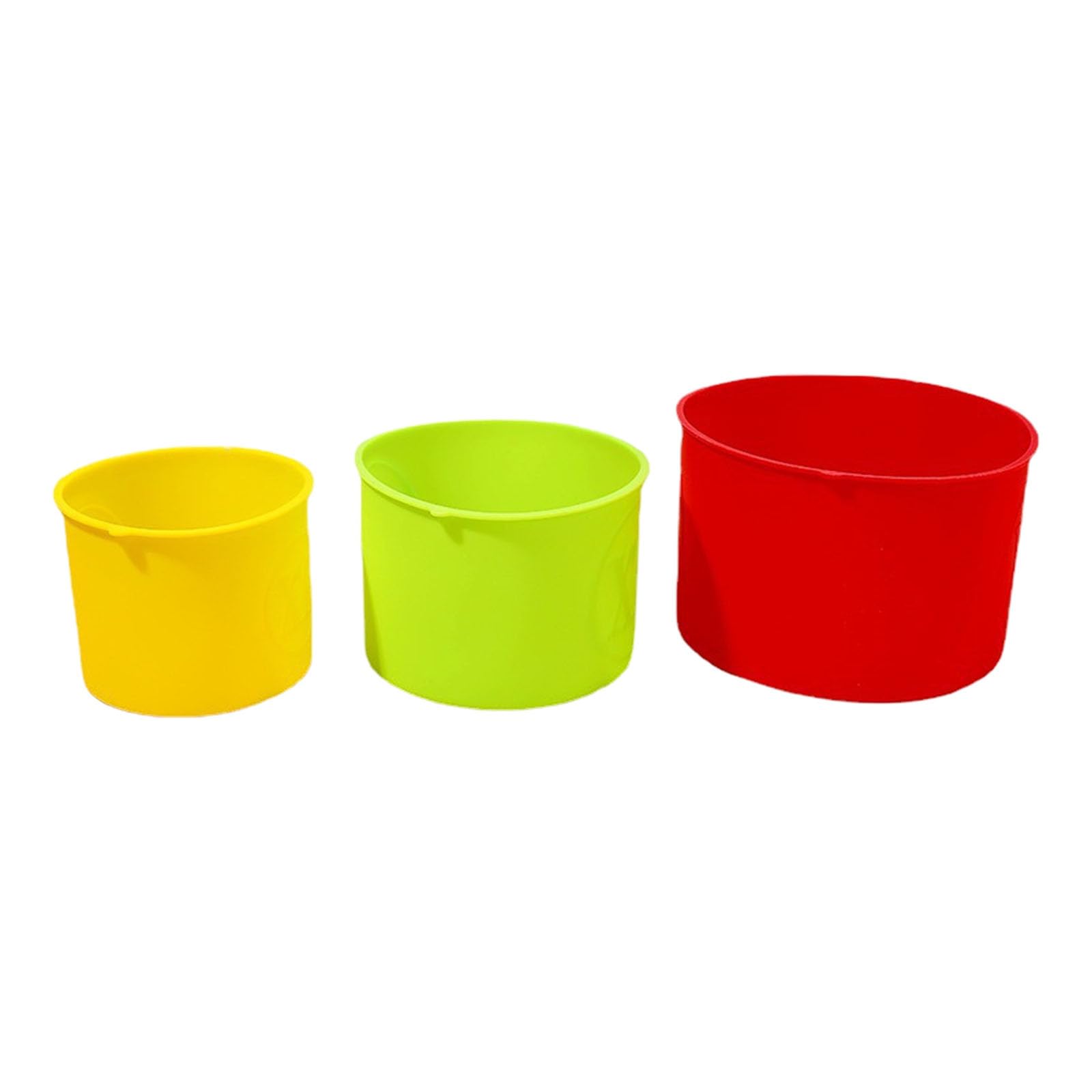Tsophreniq Of 3 Colorful Round Silicone Molds for Baking Cakes Cupcakes and Desserts Kitchen Dessert Bakeware Round Cake Kettles
