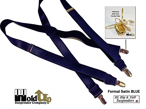 Image of Hold-Up Formal Series Men's X & Y-Back Suspenders with No-Slip Clips