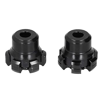 Wheel Axle Protector, Heavy Duty Wheel Axle Sliders Sturdy for Motorcycles for Bikes(black)