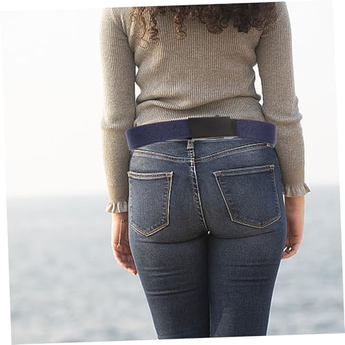 Homoyoyo Men Canvas Waist Belt Style Trouser Belt for Casual Formal Wear Unique Design Fits Shorts Jeans and Trousers2