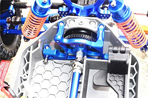 LS2 Vector 2 Carbon Kit Paratia E Bellcrank Sterzo Per Traxxas Rustler 4X4 VXL Gen 2 - Compatibile Modello 67076-4, Scala 1:10 Traxxas Sledge - Foto 7