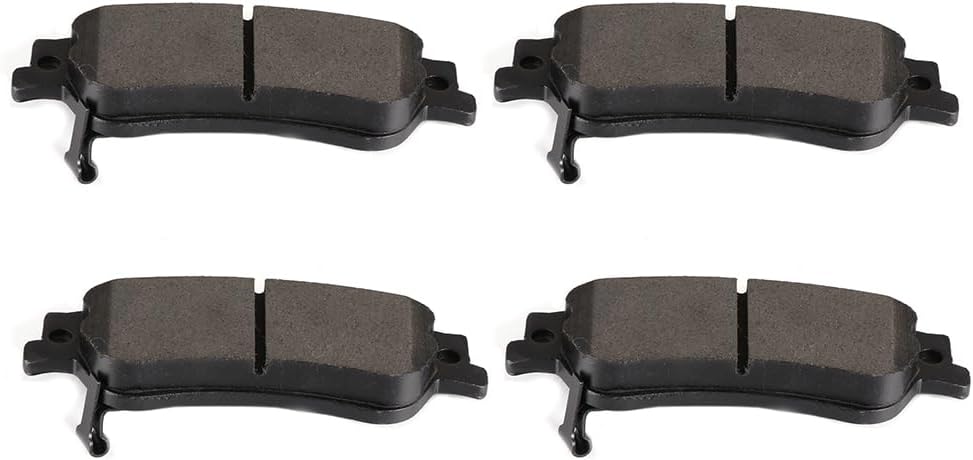 AUTOMUTO 4PCS Rear Semi-Metallic Disc Brake Pads Set D1352 For Chevrolet Caprice 2011-2017,For Chevrolet SS 2014,For Pontiac G8 2008-2009