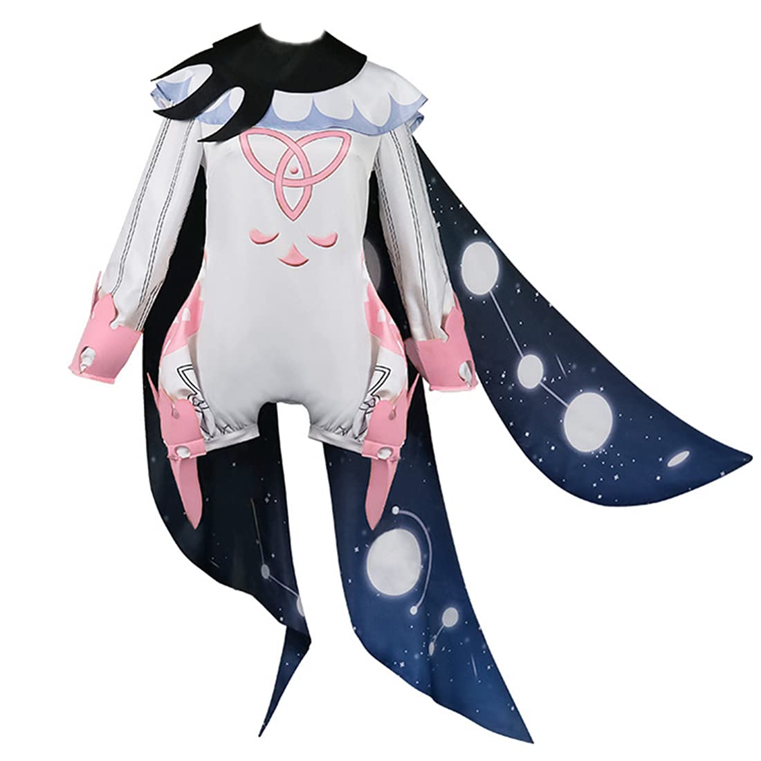 sdfsdfsd Genshin Impact Cosplay NPC Paimon Outfits,Lovely Uniform Costumes Suit Used for Game Paimon Fans Cosplay
