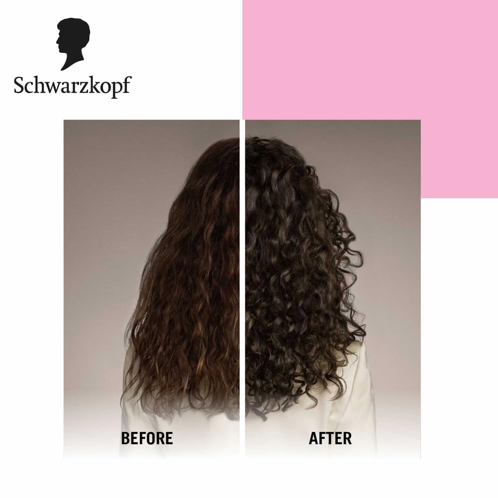 TAFT Schwarzkopf Curl Hold 3 Hair Mousse, For Long Lasting Curls, Weather-Proof Formula With No Stickiness, Heat Protection And Shine, Silicone Free, Lightweight Styler To Controls Frizz, 200Ml 4