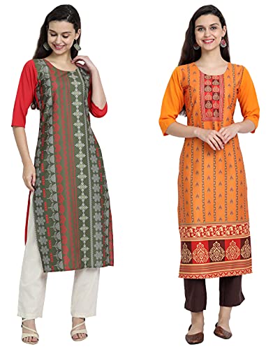 Image of Women's Crepe Regular Kurta