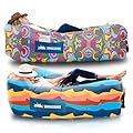 Chillbo Shwaggins Inflatable Couch Bundle – Cool Inflatable Lounger Easy Setup is Perfect for Beach Gear, Camping Fun and Festival Accessories.