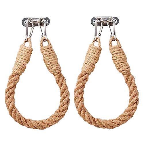 Amerla 2 Piece Nautical Rope Toilet Paper Holder Vintage Wall-Mounted Towel Rack Ocean Beach Bathroom Home Decor