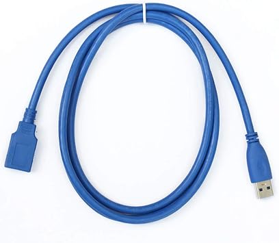 easyday USB Extension Cable USB 3.0 Extension Cable Cord A Male to Female Data Extender Lead 1.5 Meters