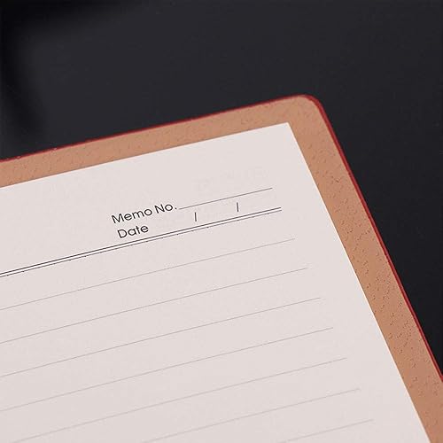 Miniatura 6 de A5 - Cuaderno clásico recargable de cuero con 6 agujeros, organizador personal, reutilizable, multifuncional, color caqui