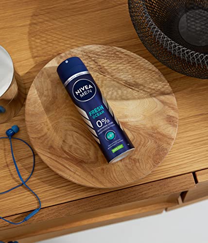 NIVEA MEN Fresh Ocean Deo Spray (150 ml), Deo ohne Aluminium (ACH) mit 48h Schutz, Deodorant mit NIVEA MEN Pflegekomplex und antibakteriellen Wirkstoffen - Image 5