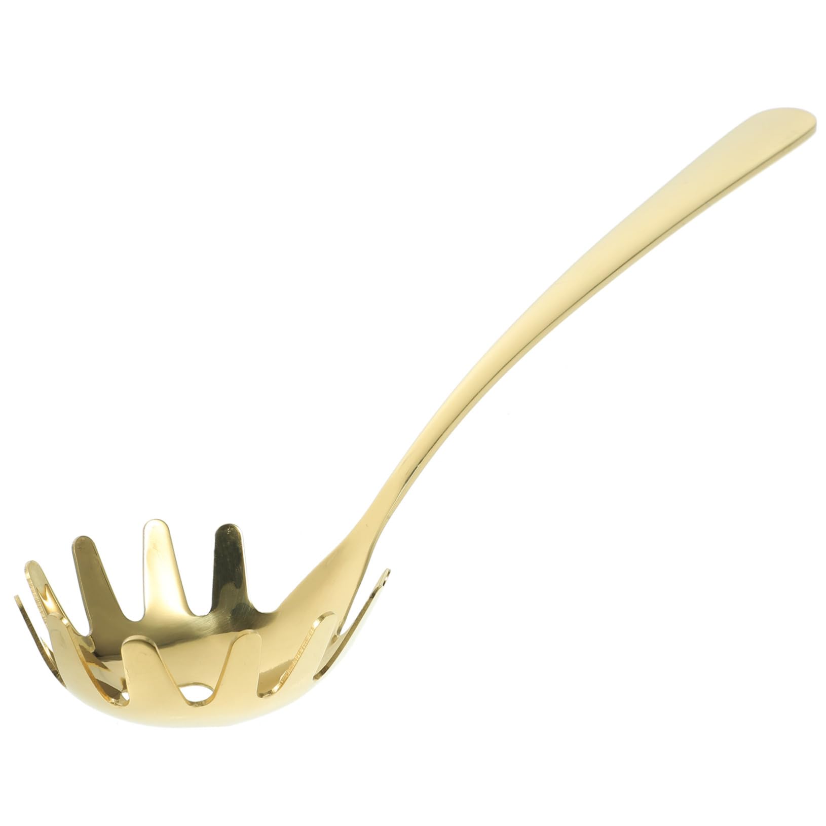 Nudellöffel aus 304 Edelstahl mit Küchensieb Funktion Mehrzweck Küchen Pasta Servierer Langlebig den Täglichen Gebrauch der Küche