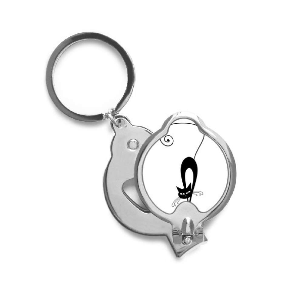 Coupe-ongles chat noir animal de DIYthinker en acier résistant - 4