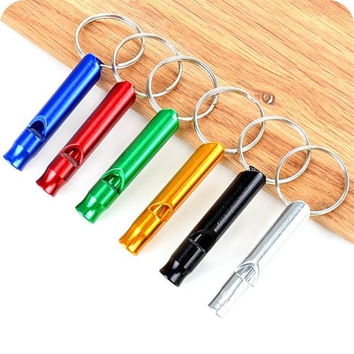 Aluminum Alloy Dog Training Whistle Close-up
