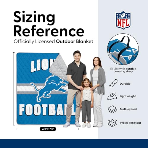 Image of Northwest NFL Taffeta Outdoor Blanket, Foldable Camping, Picnic Ground Mat, 60 x 70 Inches
