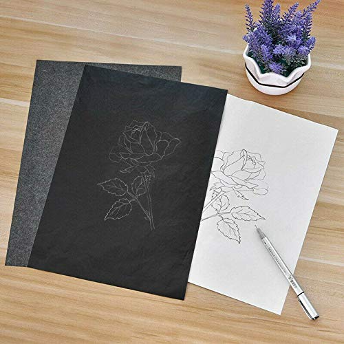 Carta Carbone A4 Blu - 100 Fogli Per Trasferire Disegni Su Legno Carta Ceramica 1208701