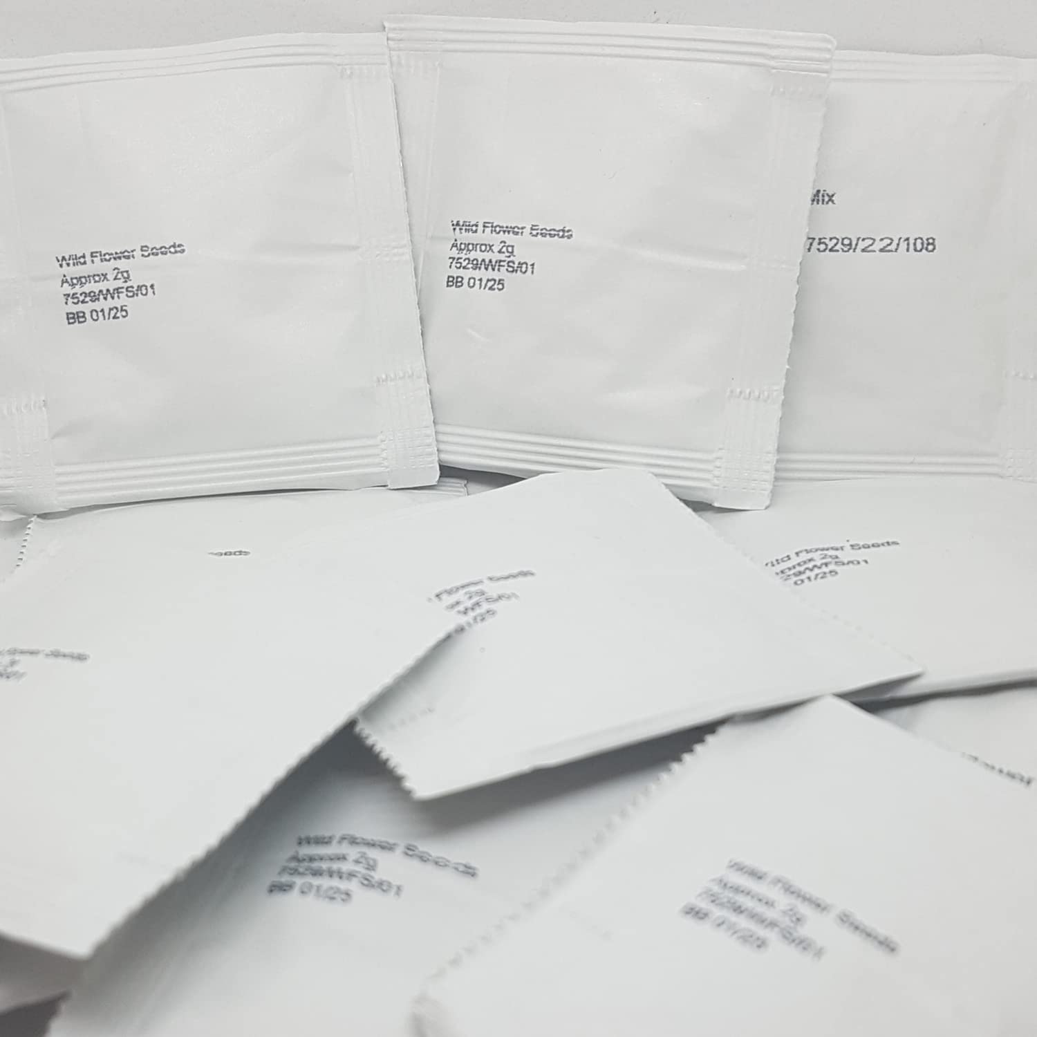 Wholesale Packets of Seeds Forget Me Not Seeds, Wild Flower, Poppy, Cosmos, Tomato, Sunflower, Cress Fresh Meadow by Pretty Wild Seeds Wedding Favours Funerals Fresh (Wild Flowers, 10 Packets)
