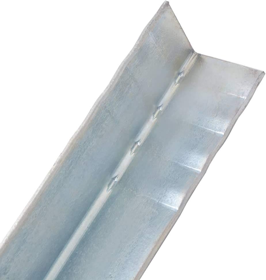 'vidaXL L-Shaped Ground Anchors Set - Galvanized Steel Anchors for Play Towers & Outdoor Structures - Includes Screws and Washers