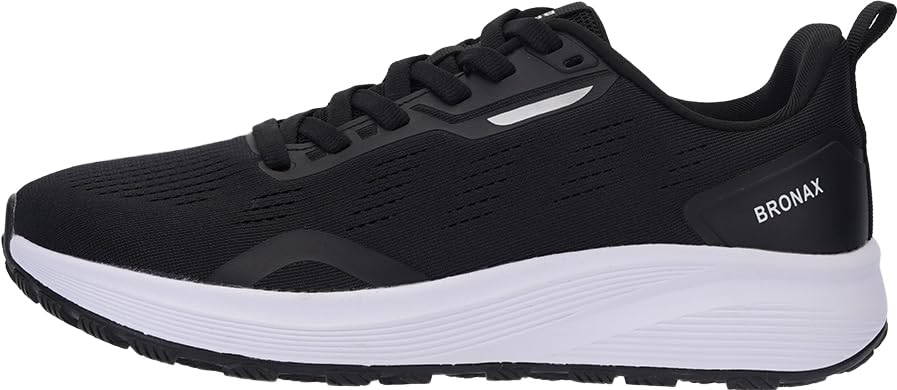 Image of BRONAX Men's Wide Toe Box Natural Foot Shape Running Shoes S73