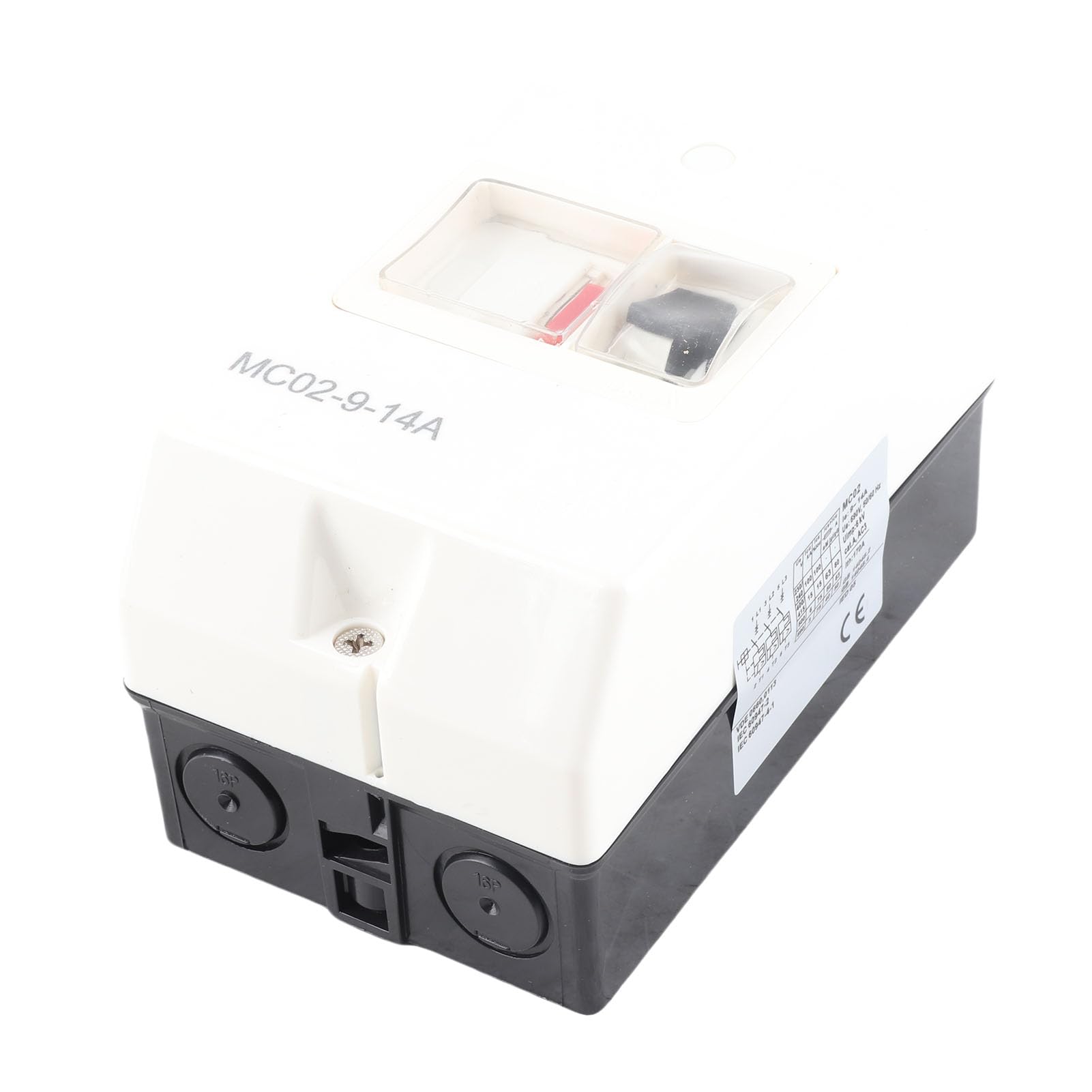YUYTE Interruptor de Protección de Motor, Disyuntor, Protector Impermeable, 220 V/380 V, IP55, Carcasa de ABS para Motor Eléctrico, Protección contra Sobrecarga y cortocircuito.