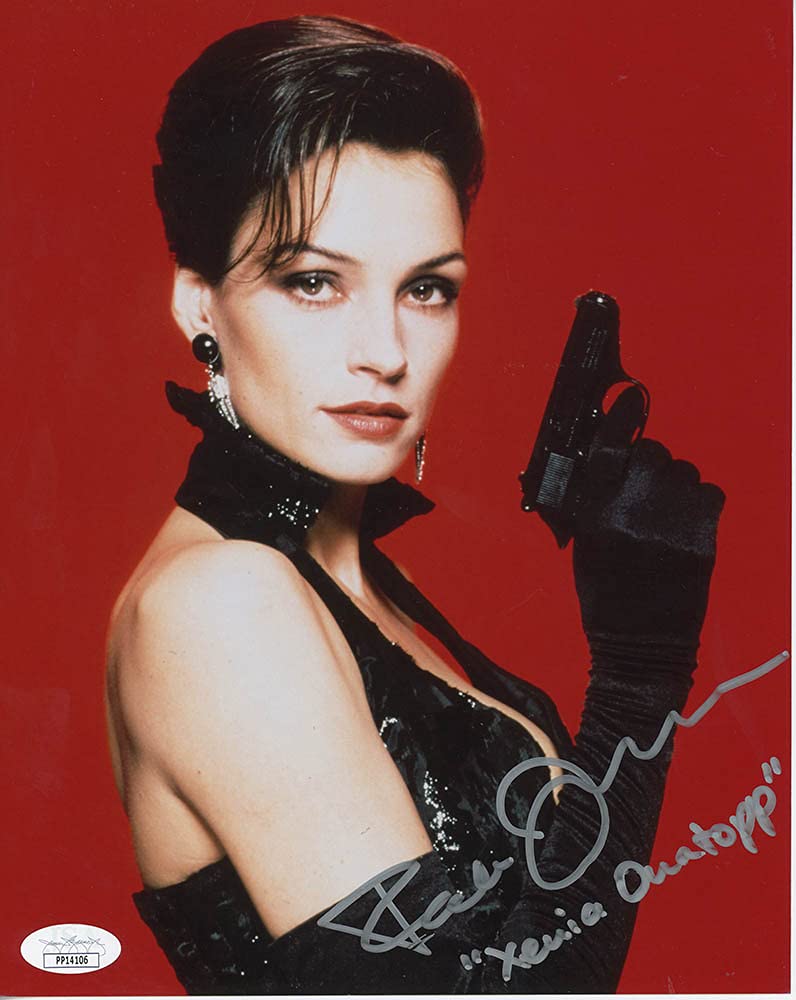 Famke Janssen James Bond GoldenEye Xenia Onatopp 8x10 Photo Signed  Autographed Authentic JSA COA at Amazon's Entertainment Collectibles Store