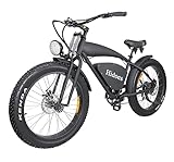LET IT GO Electric Bike for Adults,26" Fat Tires Electric Mountain Bike,1200W Off Road Urban City El
