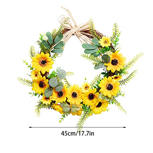 Couronne de fausses fleurs pour porte d'entrée : la solution sans entretien - 7