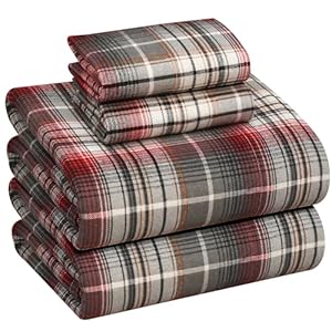 RUVANTI Flannel Sheets King Size &#...