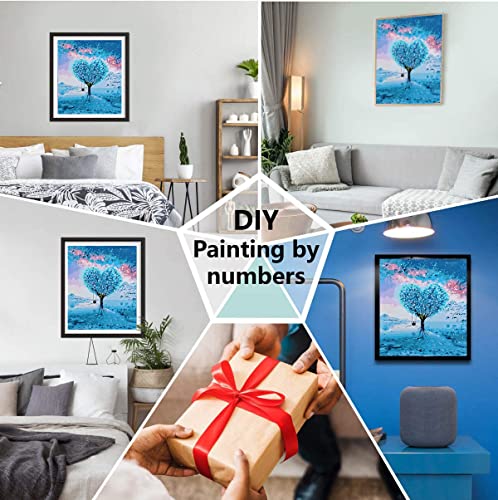 Lwzays Paint By Numbers For Adults Beginners, Love Tree Of Landscape Oil Painting Kit For Adults - Oil Painting Art Kit For Beginners And Children's Home Wall Decoration(16 * 20Inch) #TOP5